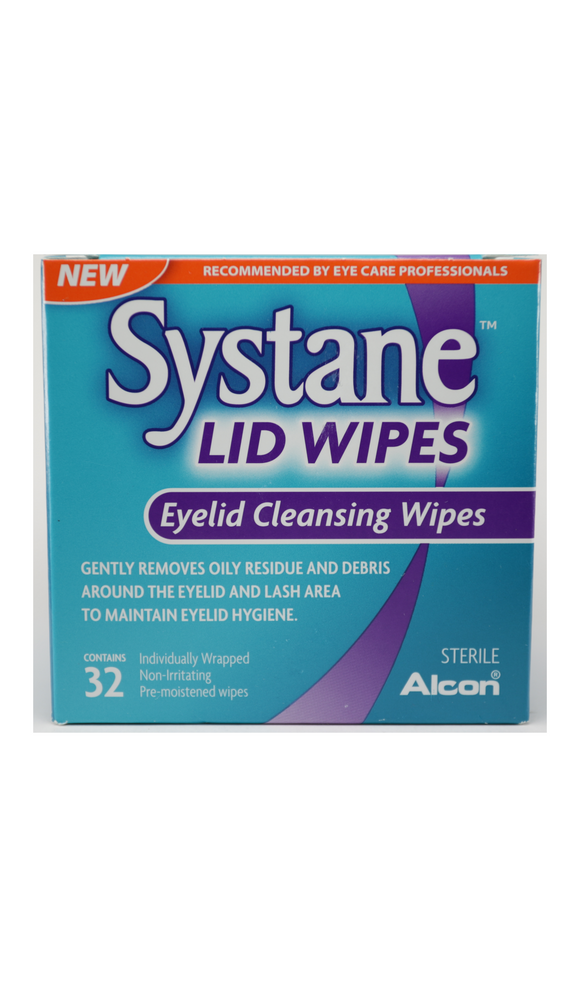 Systane, Lid Wipes, 32 Wipes - Green Valley Pharmacy Ottawa Canada