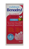 Benadryl Allergy, Bubblegum Flavor, 100 mL - Green Valley Pharmacy Ottawa Canada