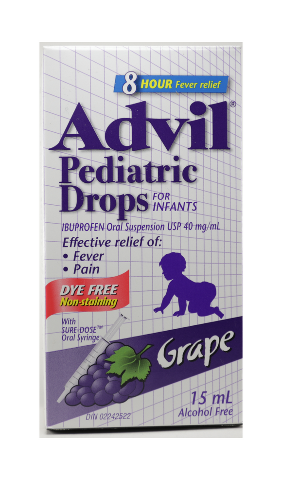 Advil, Pediatric Drops, 15 mL - Green Valley Pharmacy Ottawa Canada