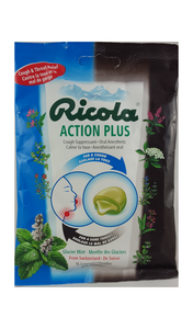 Ricola Action Plus, Mint, 16 Lozenges - Green Valley Pharmacy Ottawa Canada