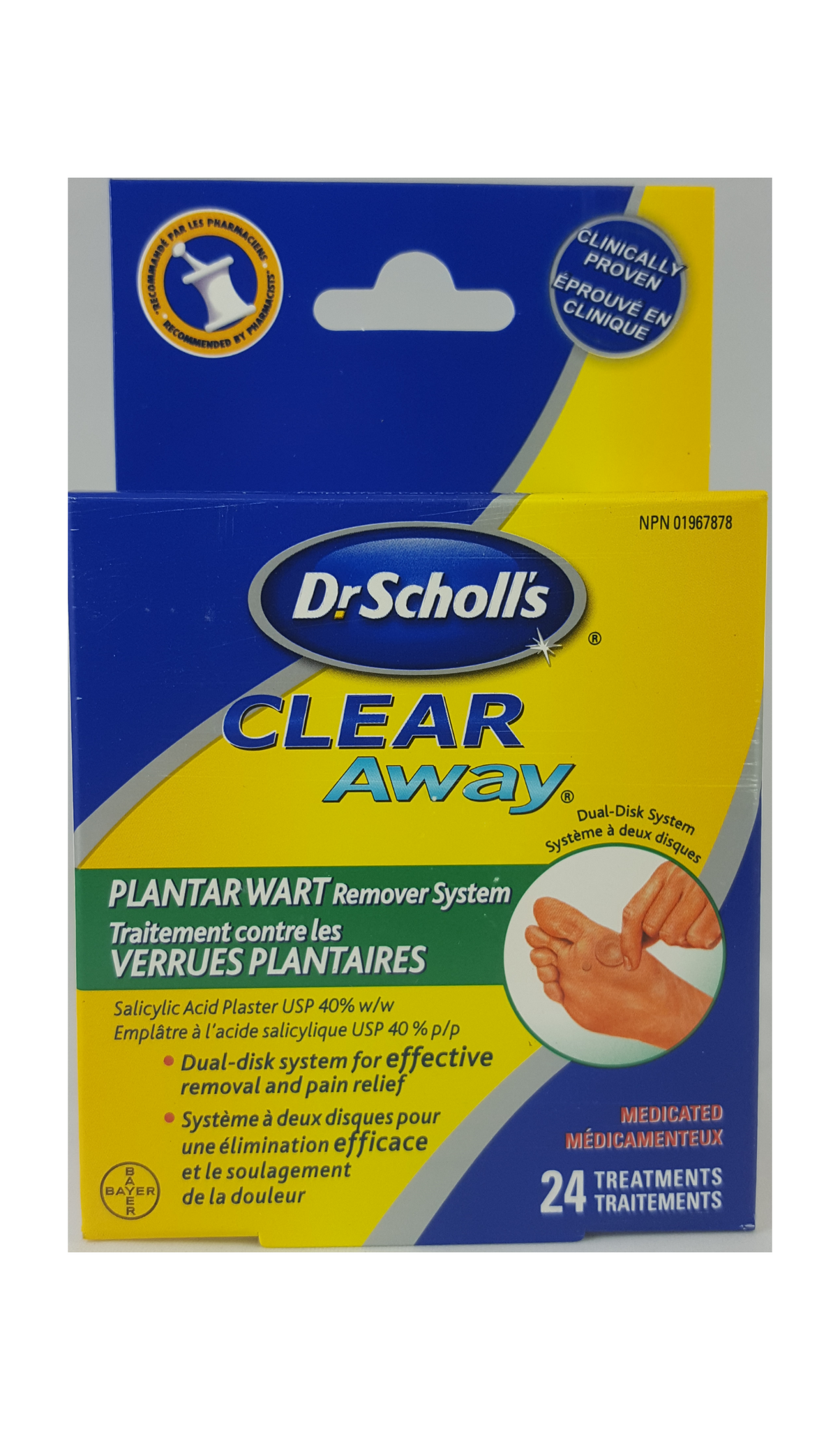 Dr scholl's clear away 2025 wart