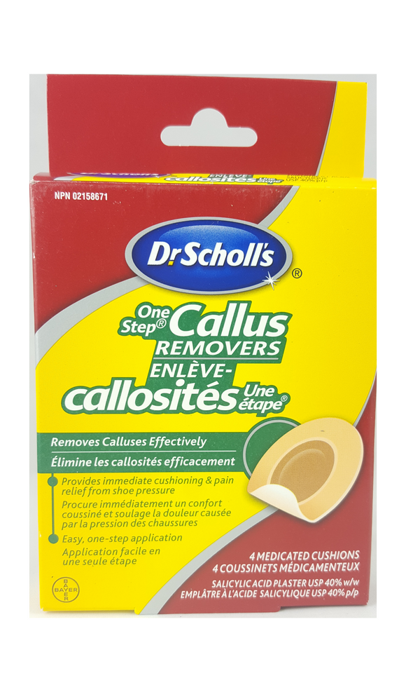 Dr. Scholl's Callus Remover, 4 Cushions - Green Valley Pharmacy Ottawa Canada