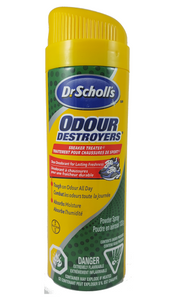 Dr. Scholl's Destroyers Powder Spray, 133 g - Green Valley Pharmacy Ottawa Canada