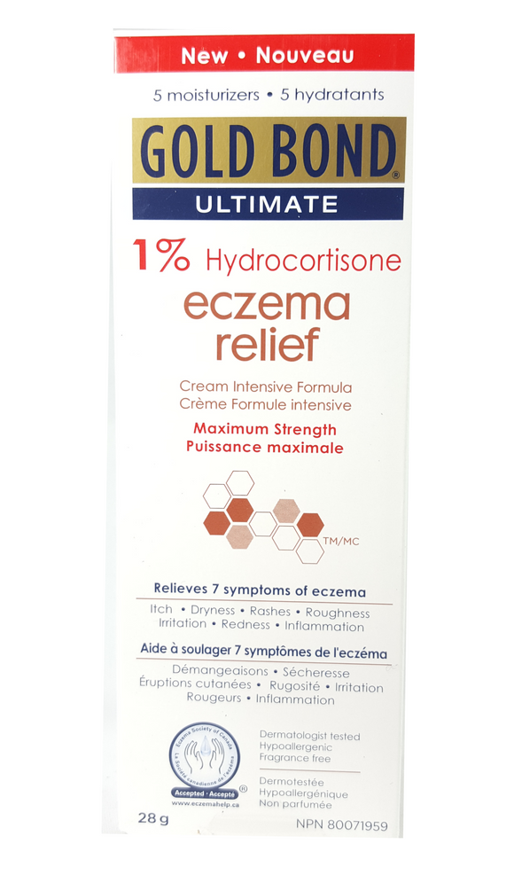 Gold Bond Eczema Relief, 28 g - Green Valley Pharmacy Ottawa Canada