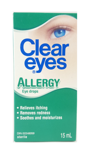 Clear Eyes Allergy, 15 mL - Green Valley Pharmacy Ottawa Canada
