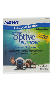 Refresh Optive Fusion, 2 x 10 mL - Green Valley Pharmacy Ottawa Canada