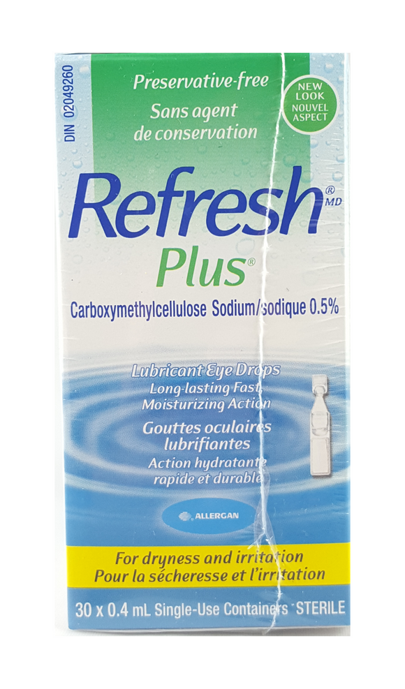 Refresh Plus, 30 x0.4 mL - Green Valley Pharmacy Ottawa Canada