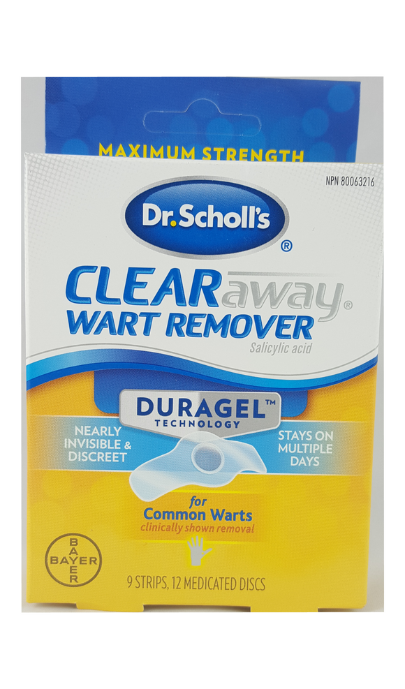 Clear Away Wart Remover, 9 strips - Green Valley Pharmacy Ottawa Canada