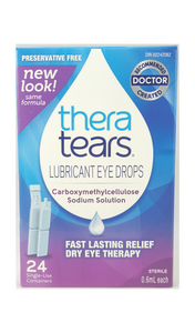 Thera-tears Lubricant Eye Drops, 24 x 0.6mL - Green Valley Pharmacy Ottawa Canada