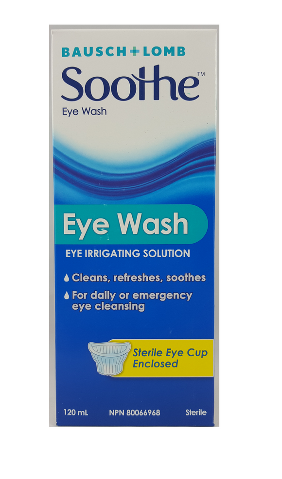 Bausch+Lomb Soothe Eye Wash, 120 mL - Green Valley Pharmacy Ottawa Canada