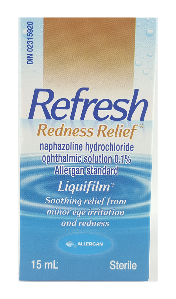Refresh, Redness Relief, 15 mL - Green Valley Pharmacy Ottawa Canada