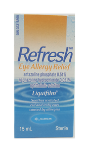 Refresh, Eye Allergy Relief, 15 mL - Green Valley Pharmacy Ottawa Canada