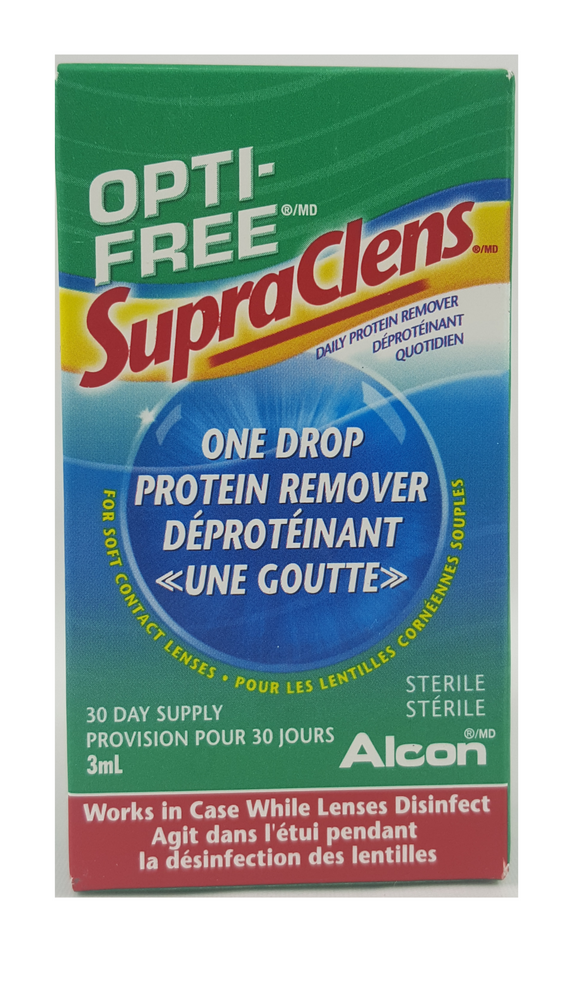 Opti-free SupraClens, 3 mL - Green Valley Pharmacy Ottawa Canada