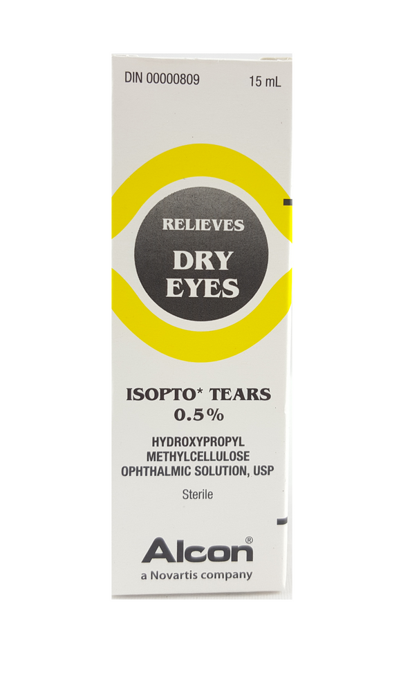 Isopto Tears 0.5%, Dry Eyes, 15 mL - Green Valley Pharmacy Ottawa Canada