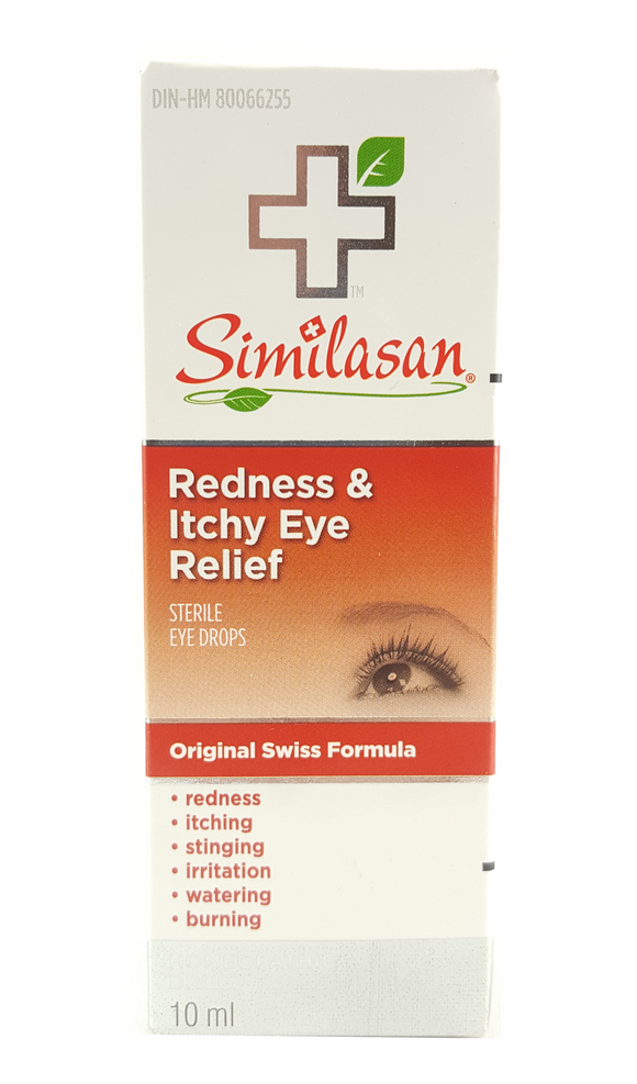 Similasan, Redness & Itchy Eye Relief, 10 mL - Green Valley Pharmacy Ottawa Canada