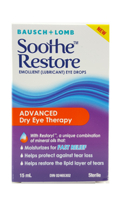 Soothe Restore, Dry Eye Therapy, 15 mL - Green Valley Pharmacy Ottawa Canada