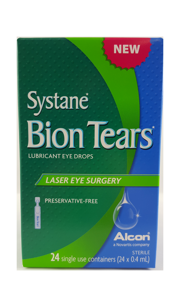 Systane Bion Tears, Eye Drops, 24 x 0.4 mL - Green Valley Pharmacy Ottawa Canada