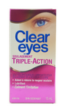 Clear Eyes, Triple Action Relief, 15 mL - Green Valley Pharmacy Ottawa Canada