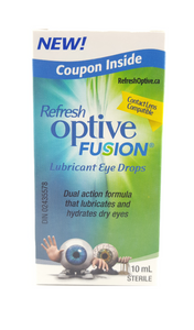 Refresh Optive Fusion, Eye Drops, 10 mL - Green Valley Pharmacy Ottawa Canada