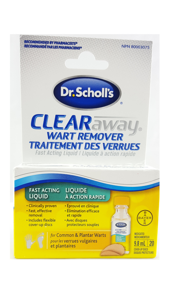 Clear Away Wart Remover, 9.8 mL - Green Valley Pharmacy Ottawa Canada