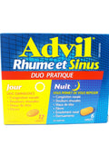 Advil Cold & Sinus, 12+6 Day/Night Caplets - Green Valley Pharmacy Ottawa Canada