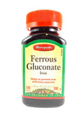 Wampole Ferrous Gluconate 300mg, 100 Tablets - Green Valley Pharmacy Ottawa Canada