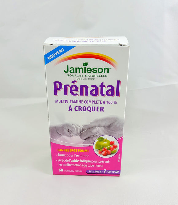 Prenatal Multivitamin 60 Chewable tablets - Green Valley Pharmacy Ottawa Canada