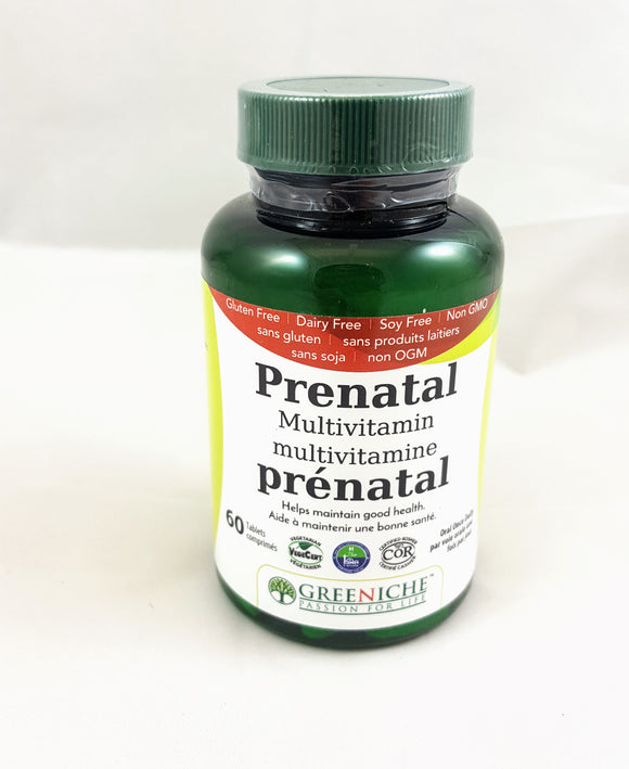 Prenatal Multivitamin 60 Tablets - Green Valley Pharmacy Ottawa Canada