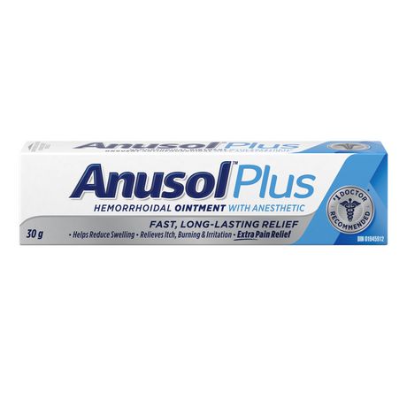 Anusol Plus Ointment, 30 g - Green Valley Pharmacy Ottawa Canada