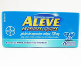 Aleve liquid gel capules, 220mg - Green Valley Pharmacy Ottawa Canada